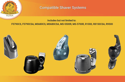 Replacement for all Remington Cleaning systems including but not limited to: F5790CS, F5790CSA, MS680CS, MS680CSA, MS-5500R, MS-5700R, R1000, R8150CSA, R9500